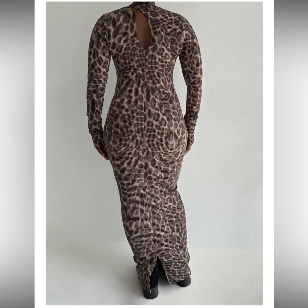 K.Lorayne KLo Apparel MORGANI Dress (Soft Leopard) NWT L/XL Leopard print dress